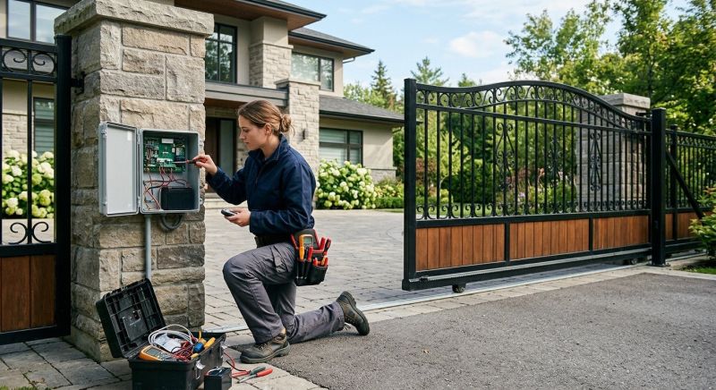 Remote Gate Installation in Annapolis, MD