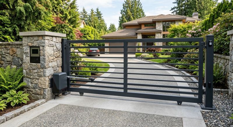 Driveway Gate Installation in Alpharetta, GA
