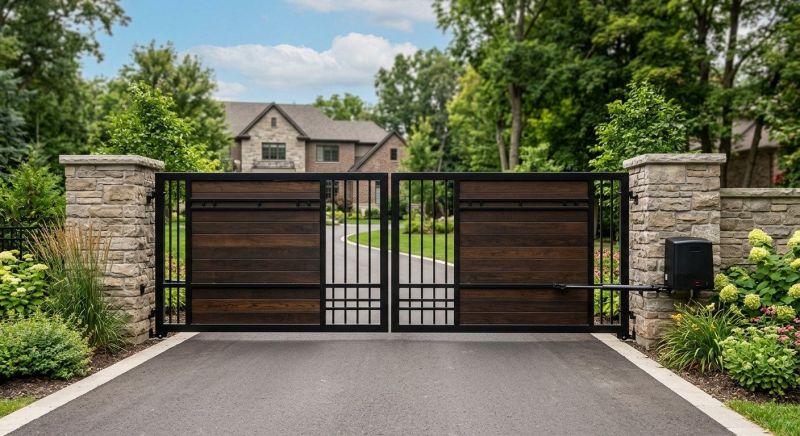 Driveway Gate Installation in Toms River, NJ