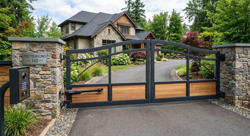 Electric Gate Installation in Plano, TX