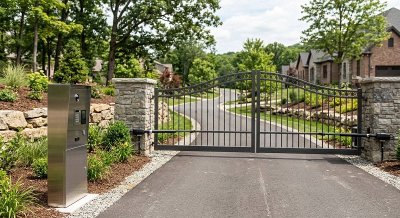 Entrance Gate Installation in Roswell, GA