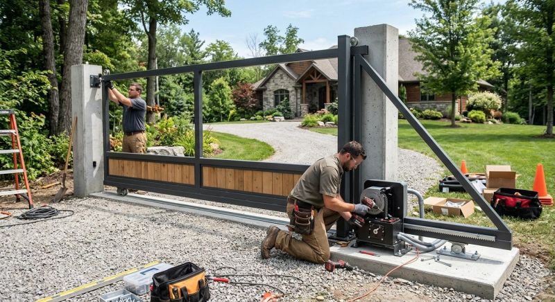 Remote Gate Installation in Cumming, GA